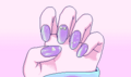 Tweet selfie cho nail purple.png